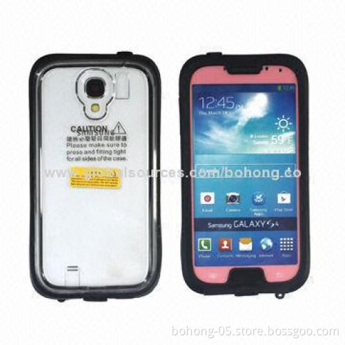 PC + PVC Water-proof Mobile Phone Cases for Samsung Galaxy S4, Various Colors Available
